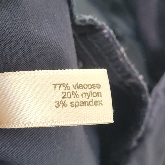 Satinato Navy Trouser Pants size 6 Regular - Picture 5 of 8